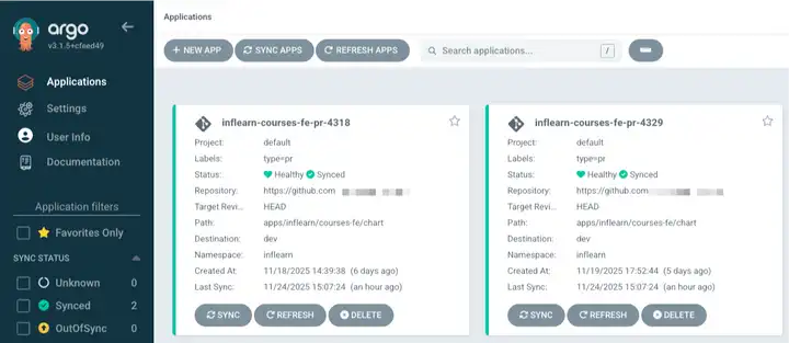 Argo CD PR Application